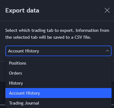 Paper Trading Import Step 1